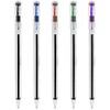 PENTEL SUPERB BK77 PACK OF 5 ASSORTED COLOURS - BLACK,