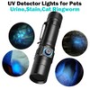 I0DO 365nm Shortwave Uv Light for Minerals Rock Hunting Black
