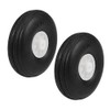 uxcell Tire and Wheel Sets for RC Airplane,PU Sponge Tire