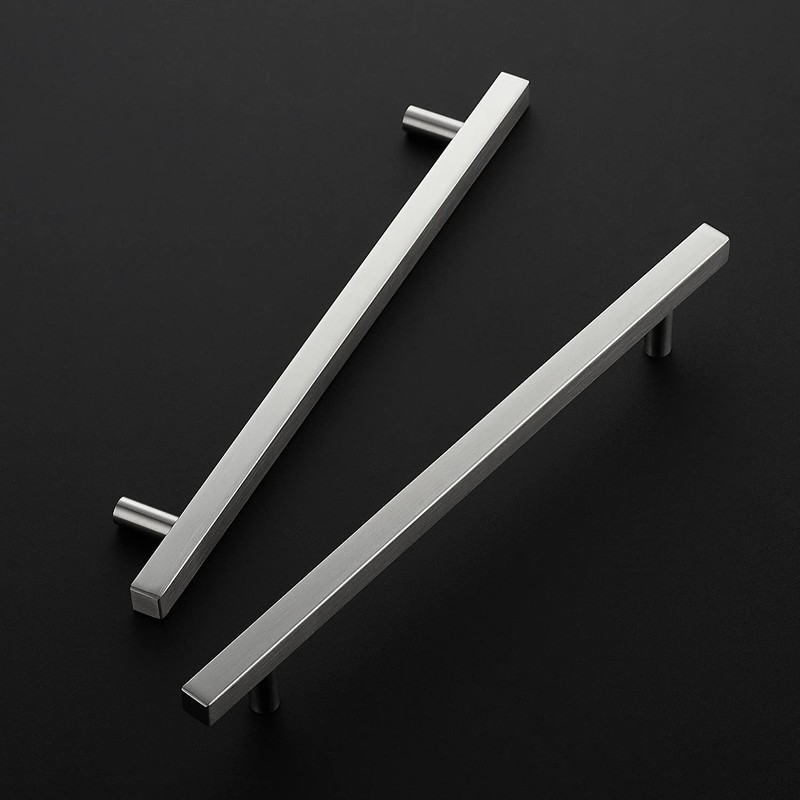 Ravinte Brushed Nickel Cabinet Handles 25 Pack 8-4/5 inch Satin