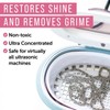 Maplefield Ultrasonic Jewelry Cleaner Solution - Concentrated Formula & Ultrasonic