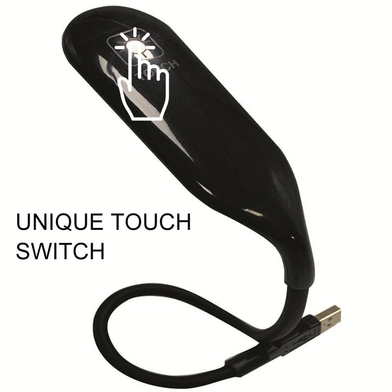 USB Connection Reading Lamp, USB Gooseneck, Dimmable Reading Light, Computer
