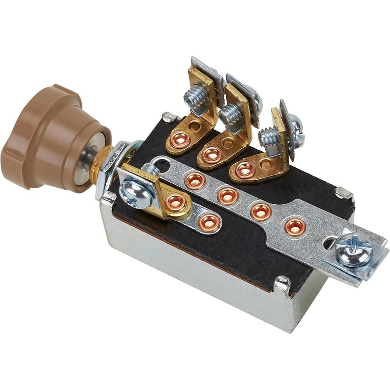 Speedway Motors Universal Four-Position Headlight Switch with Hi/Low Beam Control,