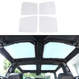 Carworld66 For Hummer EV 2024-2025 Car Sunroof Sunshade Anti-UV Visor White