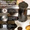 Cafe Du Chateau Stainless Steel French Press Coffee Maker -