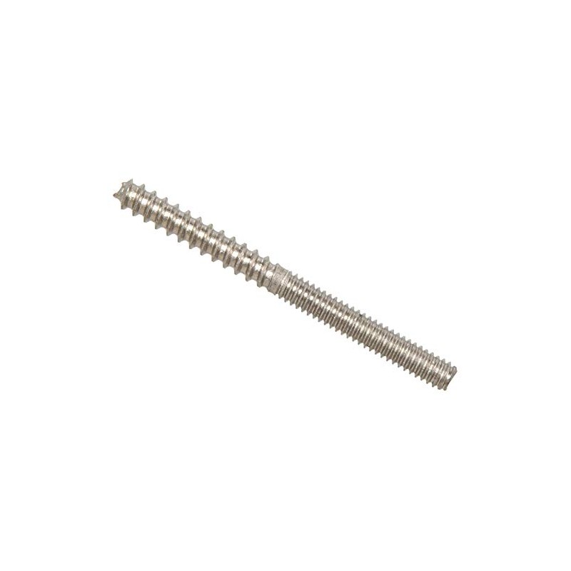Hillman 44945 1/4-20 x 2-Inch Stainless Steel Hanger Bolts, 15-Pack