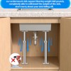 Undermount Sink Brackets.Undermount Sink Support,Undermount Sink Repair Kit, Adjustable Support