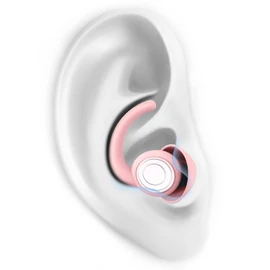 SUPCEAT Ear Plugs for Sleeping - Noise Reduction Soft Silicone Earplugs, 2 Pairs Reusable Hearing Protection Earplugs for Noise Sensitivity, Sleep,Snore,Travel, Sound Reduction Noise Cancelling - Pink