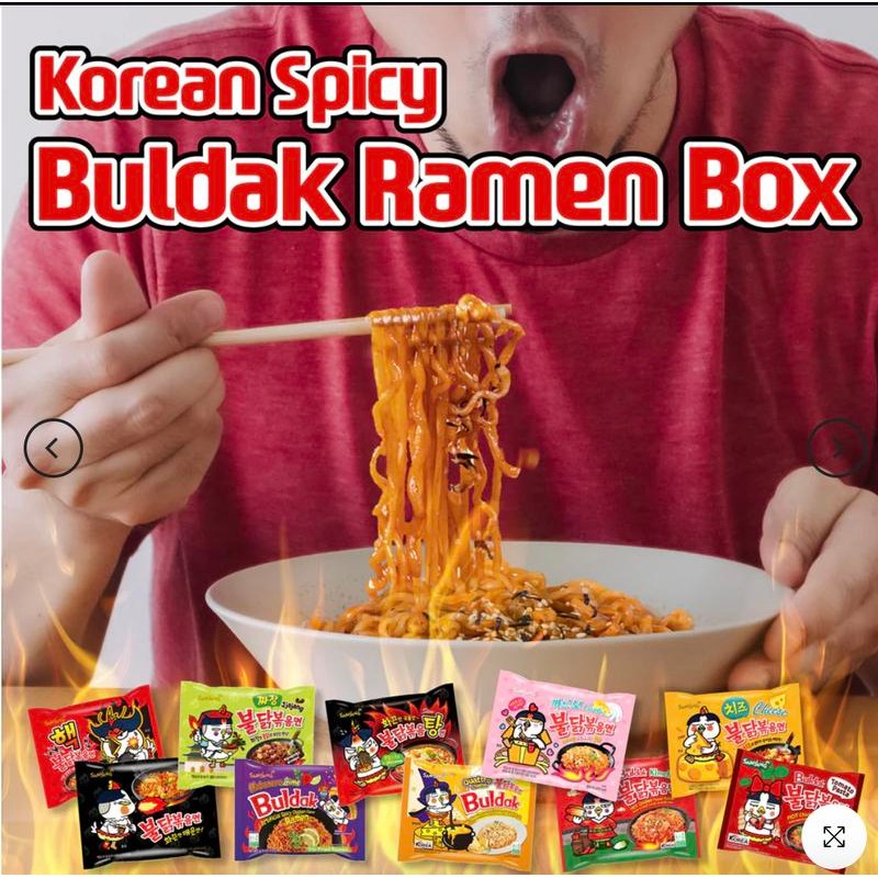 [10 Pack Box] Samyang Buldak Chicken Ramen 10 Flavor Combo