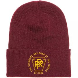 RAILROAD STOCKING CAP "PRR" Logo Embroidered