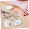 Mikinona Nail Practice Base Ceramic Pumpkin Nail Art Tool with
