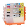 5PCS Ink Cartridge Set BK C M Y Smooth Ink