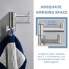 Suyar Bathroom Towel Hook 3 Arms, SUS 304 Stainless Steel