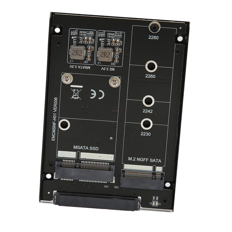 M.2 NGFF MSATA to SATA3 Adapter Card JBOD Mode 6Gbps