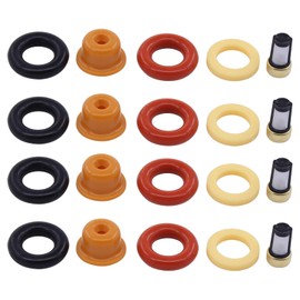 Repair Kit Injector Gasket Set Fuel Injector Filter Insert Injector Seal O-Ring Retaining Caps Plastic Ring Motorcycle for K1 K75 K110 K1200 K589