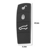 EMSea Car 3-Button Remote Key Rubber Pad Compatible with Cayenne/Macan,