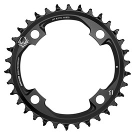 SRAM Europe Unisex - Adult Bicycle Chainring 2286482356 Bicycle Chainring, Black, 34 Teeth, 104 mm