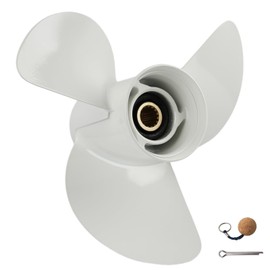 VRIWOY Outboard Propeller fit Yamaha 14×11 13 1/2 ×15 12 5/8×21 Aluminum Props Boat Motor 50/60/70/75/80/85/90/100/115/130HP 15 Spline Tooth,Rh (13 1/2×15)