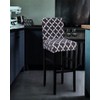 Deisy Dee Stretch Slipcovers Chair Cover for Counter Height Side