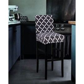 Deisy Dee Stretch Slipcovers Chair Cover for Counter Height Side Chairs Covers Stretch Protectors Pack of 2 C172 (RR)