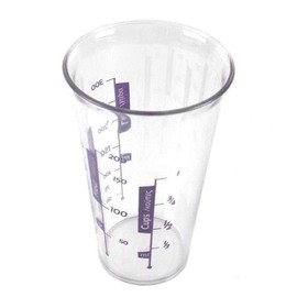 Tredoni 300ml/200gr Sugar/Flour Measuring Cup - 1 Cup Acrylic Measuring Jug