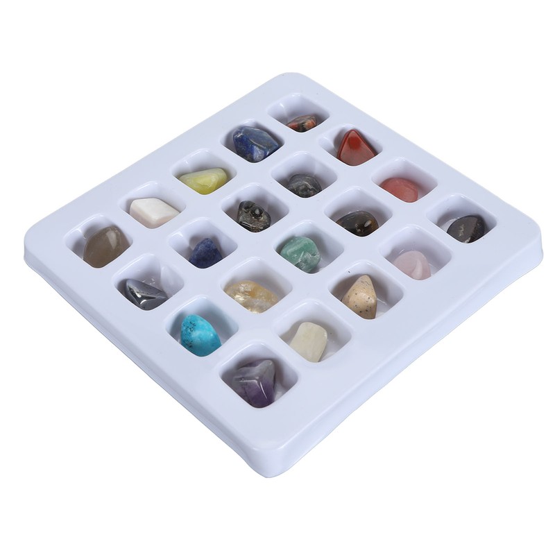 20pcs Rock Stone Colletction Kit for Boys Girls Exquisite Science