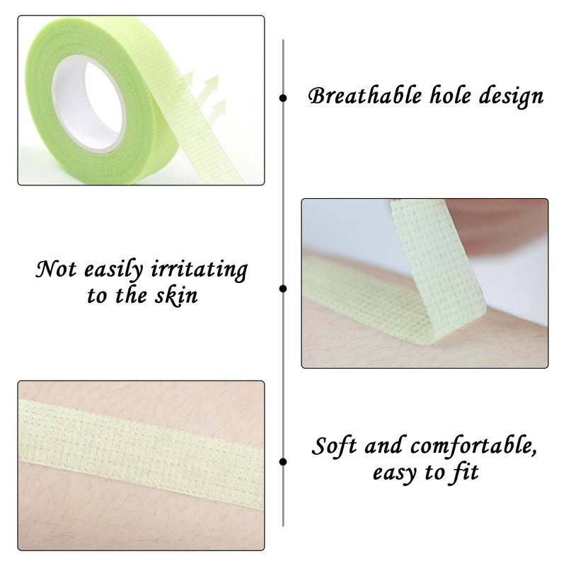 3 Pieces Of Eyelash Tape, 1 Piece Of Pink Tweezers,