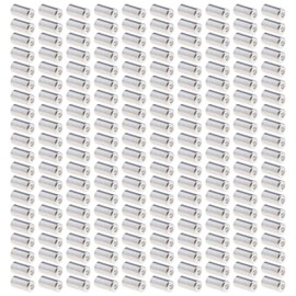 Brake Cable End Caps 5 mm Aluminium Cable End Ferrules Brake End Cover for Bicycle Mountain Bike Road Bike Silver Pack of 200