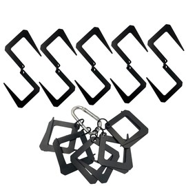 Lantern Hook, S Shaped Hook, Camping Hook, Outdoor Camping Supplies, Hanging [Open Flame OK Load Capacity 17.6 lbs (8 kg)