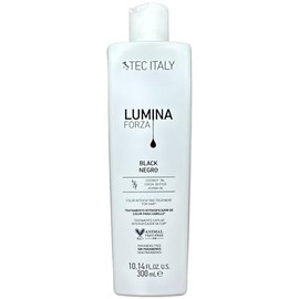 Tec Italy Lumina Forza Colore Black Negro, Color Intensifier Mask Treatment For Colored Hair. Parabens Free Hair Treatment, Animal Test Free. 10.14 FL.OZ. U.S. (300 ml) (Black)
