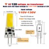 (5-Pack) G4 LED Bulbs, Dimmable, 3W = 30W Halogen, 110V-120V