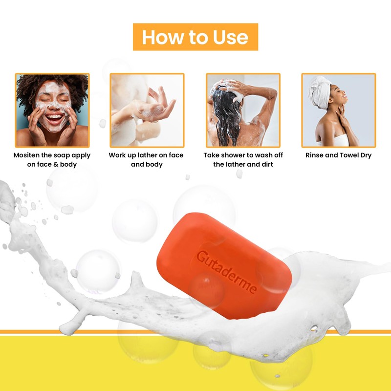 Turmeric Skin Soap - Natural Beauty Soap Bar for Acne,