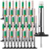 Tellegloww 50 Pcs Tire Tread Depth Gauge Color Coded Tyre