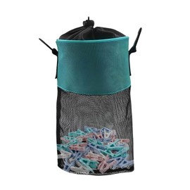 Wäscheklammerbeutel，Suuwwn Wäscheklammern Beutel mit Haken zum aufhängen Platz bis zu 300 Klammern tragbar Wäscheklammerbeutel schnell trocknendes Tasche für Wäscheklammern