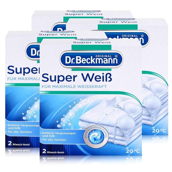 Dr. Beckmann Super white, pack of 4 (4 x 80 g)