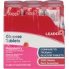 LEADER Glucose Tablets Raspberry 6 Tubes, 10 Tablets PER Tube
