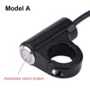 Horn Switch Button, EVGATSAUTO 7/8Inch 22mm Motorcycle Handlebar Switch, Weatherproof