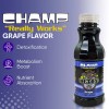 CHAMP FLUSH OUT DETOX - Grape - 1 Pint (473ml)