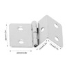 50pcs Hinges Appearance Electroplating Durable Iron Material Wooden Boxes Repairing