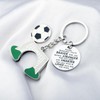 BNQL Soccer Keychain Soccer Lover Gifts For Soccer Team Players