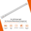 Dream lighting 12V LED Under-Cabinet Strip Light with Switch for
