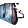 Hantooled - Bolso bandolera de piel para mujer, color café,