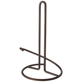 Spectrum Diversified URO Supreme Holder, Countertop Steel Stand Fits Standard & Jumbo Rolls, Modern Kitchen Decor Paper Towel Dispenser, Bronze