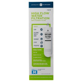 GE Single Stage Under Sink Replacement Filter, Fits GE GXK140TNN and GXULQK systems, Reduces Lead, Chlorine & Other Impurities for Better Water, Easy Install, Twist & Lock Design, FQK1R