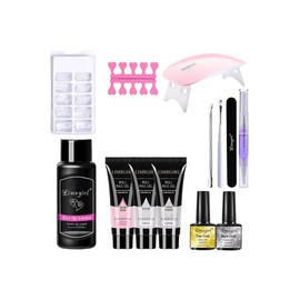 Kit Uñas Polygel, Tips y Lampara Led Geles 01 Lab.G Kit Uñas Polygel