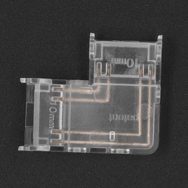 8PCS L Shaped LED Light Strip Connectors 4 Pin 10mm