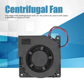 Cooling Blower Fan brushless fan 12v 12V 2A 3600RPM Dual Ball Bearing Air Blower Fan , High Speed Centrifugal Blower , 120 x 120 x 32mm Centrifugal Fan , for Indoor Case Fans