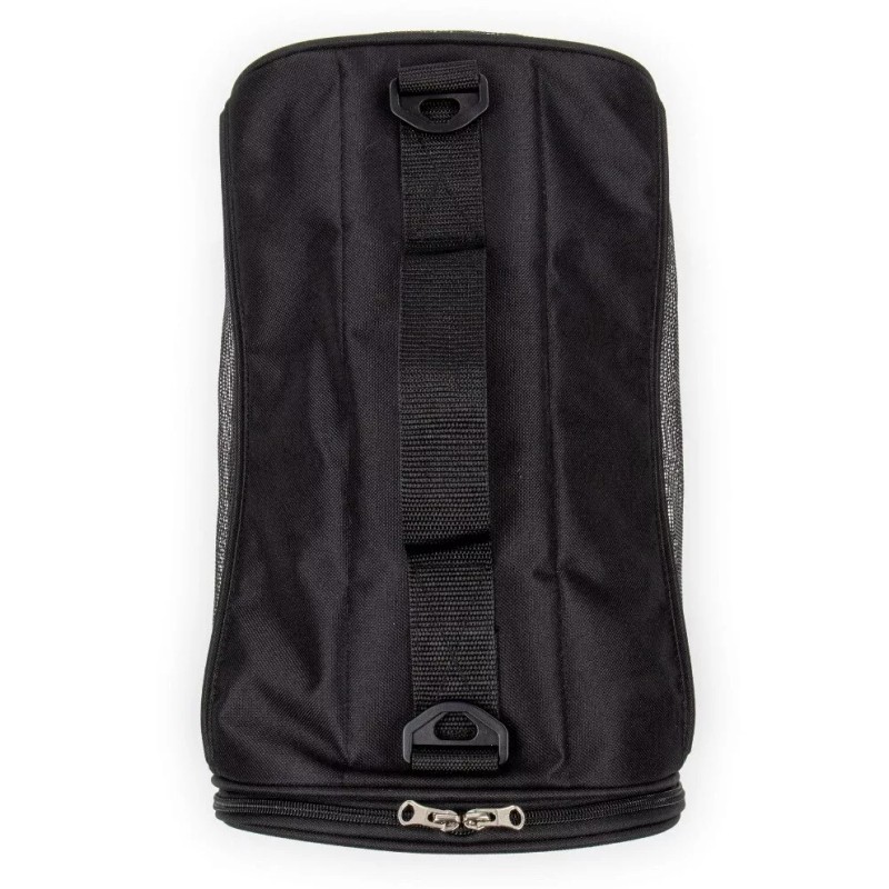 Vibrant Life PET CARRIER Small Guaranteed on-Board Soft-Sided Black, 16