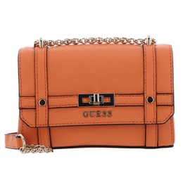 GUESS Emilee Mini Convertible Crossbody Flap Orange, orange