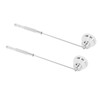 2PCS Candle Snuffer with Long Handle Bell Shape Metal Flame